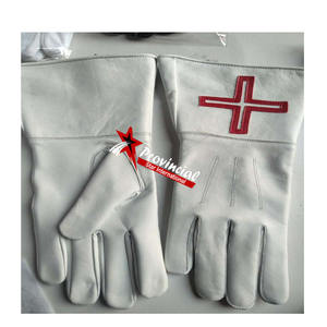 Delantales Masónicos Bordados de Past Maestro, Tamaño Personalizado, Blancos - Product Image 5