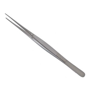 Fórceps de acero inoxidable de alta calidad, fórceps de pulgar quirúrgico de 14cm para uso médico y de laboratorio - Product Image 1