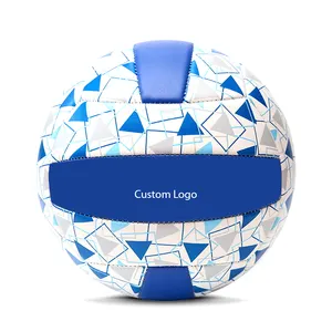 Bola de voleibol PU personalizada de alta qualidade à prova d'água para treinamento personalizado de volei, bolas de esportes ao ar livre indoor