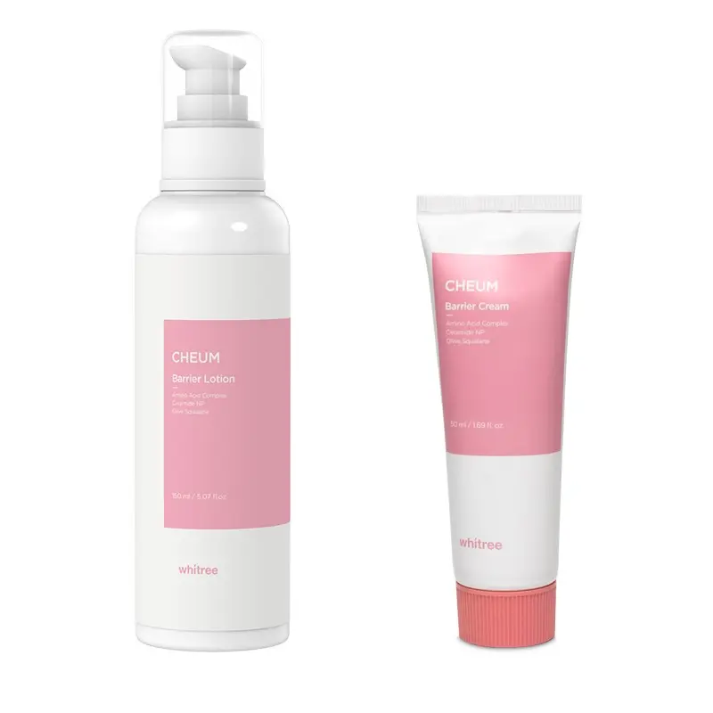 Korean facial cream and Lotion Whitree Cheum Ceramide Barrier Cream and Lotion