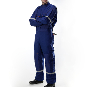 Xây Dựng Đầy Đủ Cơ Thể Làm Việc Coverall Polyester An Toàn Đồng Phục Với Huỳnh Quang Tính Năng Cho Kho Quần Áo - Product Image 2