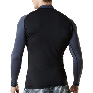 Rashguards de Compresión Personalizados OEM para Jiu-Jitsu, Spandex/Poliéster, 220g, Cintura Antideslizante, Manga Larga, para BJJ, Judo y Artes Marciales - Product Image 2