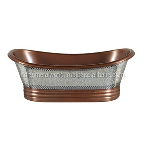 Baignoire en cuivre, nouveau style mosaïque de style européen, meilleures ventes avec finition antique - Product Image 1