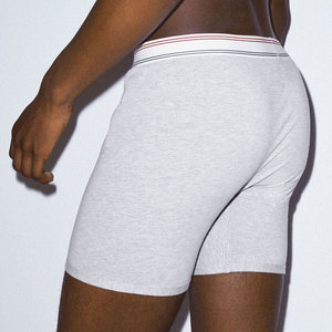 โรงงานผลิตกางเกงในผ้าฝ้ายพิมพ์โลโก้ตามสั่ง OEM คุณภาพสูง กางเกงในแฟชั่นบุรุษทรงบ็อกเซอร์ - Product Image 5