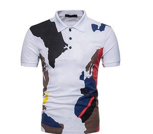 เสื้อยืดผู้ชายเสื้อโปโลผ้าฝ้าย100% - Product Image 3