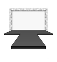Booth Truss pantalla/eventos/escenario móvil booth de metal de pie y trussing para la decoración usada Iglesia equipo