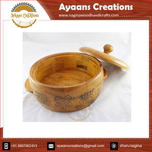 Caja Chapati de teca hecha a mano personalizable más vendida, diseño de talla elegante, juego de regalo de madera, varios tamaños decorativos disponibles - Product Image 3