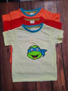 Recién llegado, 100% camisetas de algodón suave para niños, camisetas de bebé lisas informales de manga corta con estampado personalizado para niños - Product Image 3