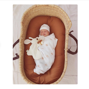 baby <b>muslin</b> swaddle blanket for spring - Product Image 3