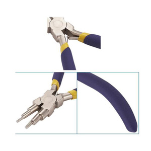 Alicates profesionales de punta redonda de acero al carbono con alambre de joyería de cobre herramientas de fabricación de joyas DIY - Product Image 4