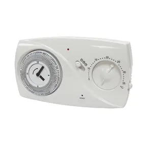 HVAC System Room Control Weekly Mechanical Clock Thermostat TG01-W 24 volt mechanical room thermostat