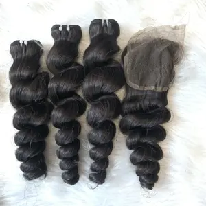 Vietnamese raw hair natural high quality best selling factory price wavy hair natural color