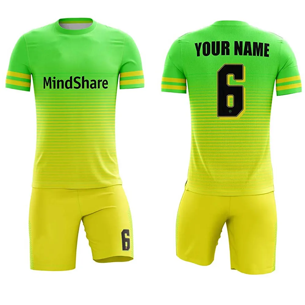 Football Uniform Custom Sublimation Soccer Jersey Kits Top Selling New Design Wholesale Original Custom Team Name Sportswear