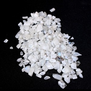 Natural Gemstone Rainbow MoonStone <b>Chips</b> Healing Home Decoration Stone - Product Image 1