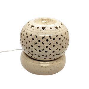 ตัวกระจายน้ำมันไฟฟ้าเซรามิกขนาดเล็กมีสไตล์สุดหรูเตาน้ำมันหอมระเหยที่ทำด้วยมือติดตั้งง่าย - Product Image 5