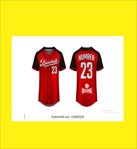 Chemises de baseball à boutons entièrement personnalisables, imprimées par transfert thermique, respirantes, grandes tailles, vierges avec broderie disponible - Product Image 1
