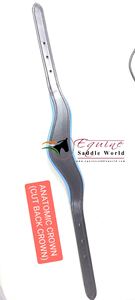 Tachuela de caballo ecuestre de lujo de alta calidad, cuello Halter acolchado azul con canales de nariz vacíos en ambos lados - Product Image 4