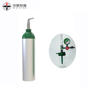 Nhà cung cấp Nhà máy y tế oxy xe tăng <span class=keywords><strong>h</strong></span>ộ gia đình <span class=keywords><strong>h</strong></span>ợp kim nhôm 1/5/10/15/20L Kích thước xe đẩy oxy gas xi lanh - Product Image 2