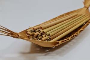 Pajitas de césped de alta calidad, pajitas de césped Natural, pajitas para beber en Vietnam, precio barato - Product Image 3