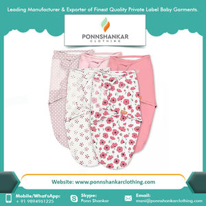 High quality organic cotton knitted <b>baby</b> security <b>blanket</b> swaddle wrap <b>muslin</b> <b>baby</b> infant wrap - Product Image 3