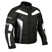 Blouson de Moto en Textile Cordura pour Hommes, Veste de Course et de Conduite de Motard