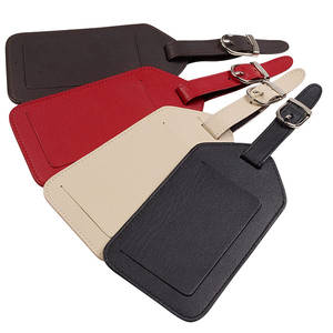 Delicate Leather <b>Luggage</b> <b>Tag</b> for Wedding Favour Gift - Product Image 3