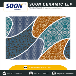 External Wall Tiles 300x450mm Digital Ceramic Rustic Design Anti-Slip Acid-Resistant Antibacterial Matte Finish - Product Image 4