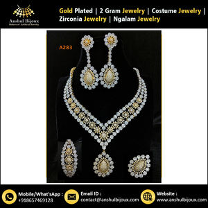 Dernier ensemble de collection de bijoux africains en laiton et cuivre de créateur pour cadeau d'anniversaire de fiançailles de fête de mariage - Product Image 6