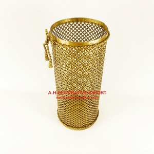 Gold Antique High Quality Finished <b>Metal</b> <b>Umbrella</b> <b>Stand</b> Holder for Office & Home Floor Decoration - Product Image 1