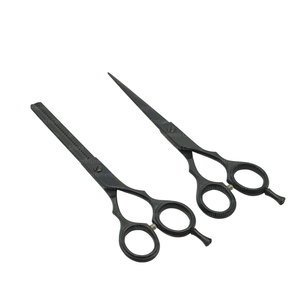 Juego de tijeras Ergo y Coupe Pre-Style Color negro Material acero inoxidable - Product Image 3