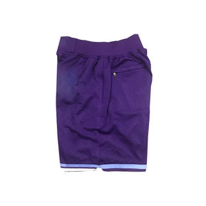 Polyester Mesh Made Retro Style <b>Shorts</b> Purple Color Plain Dyed <b>Basketball</b> <b>Shorts</b> for Youth Sports Wear <b>Shorts</b> - Product Image 4