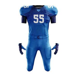 ขายส่งเยาวชนอเมริกันฟุตบอลเครื่องแบบผลิตภัณฑ์ยอดนิยมขนาดบวกมีสไตล์แทคเคิลสิ่งทอลายทแยงฝึกสวมใส่เครื่องแบบที่สะดวกสบาย - Product Image 1