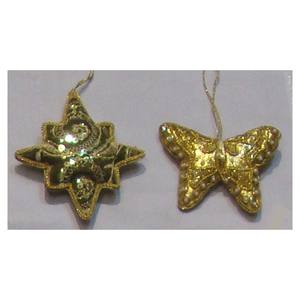 Christmas Hanging Ornament Latest <b>Butterfly</b> Shape Ornament <b>Beaded</b> Work - Product Image 1