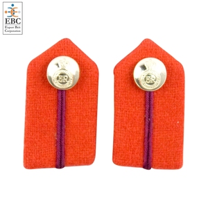 เสื้อคอปกของเจ้าหน้าที่ OEM ผ้าปักลายด้วยลวดทองเหลืองสีทองแท่งสีขาวอุปกรณ์เครื่องแบบสายเข็มขัดส่งออก - Product Image 2