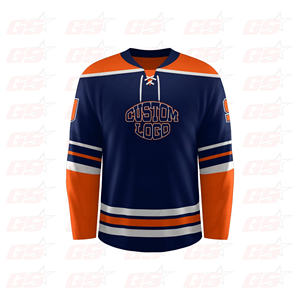 Sudadera con capucha de hockey sobre hielo con bordado en blanco, jersey personalizado de último diseño - Product Image 5