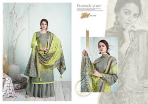 Indian Designer Ladies Top with Pallazo Dupatta Regular Fit All Color and Free Sizes Western Wear Net Dupatta <b>Fabric</b> Wholesaler Apparelgarment Gharara - Product Image 5