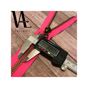 #10 Antibrass Metal zipper open end with Retro puller - Product Image 4