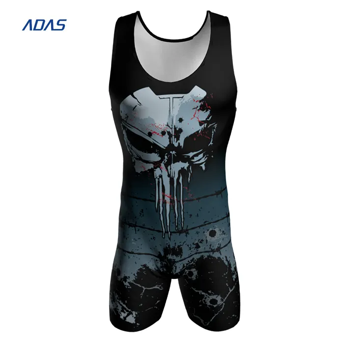 Wholesale Oem Factory Custom The Wrestling Singlets For Men And Women/Seamless Sewing High Quality Wrestling Uniform Customized
