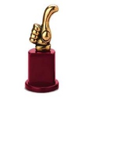 Bouclier en métal diamant doré, 2 pièces, cadeau, bouclier pour la fonction éducative, le sport, et compétition - Product Image 1