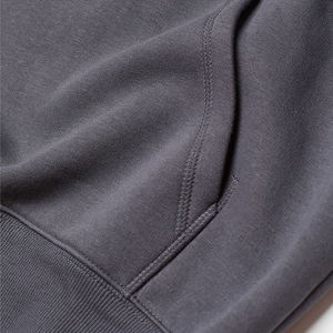 Sweat à capuche en molleton de coton de haute qualité, Streetwear, épais, à manches longues, uni, vierge, personnalisé, pour hommes - Product Image 2