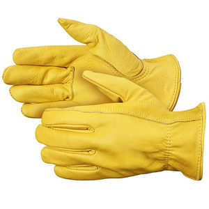 LLavero de cuero de grano de cabra para hombre, Parche de pulgar, PALMA/jardinería, guante de trabajo de cuero para conducir a mano - Product Image 6