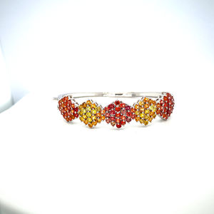New Design 925 Sterling Silver Tennis <b>Bracelets</b> Multi Sapphire Gemstone Handmade Jewelry for Gift - Product Image 1