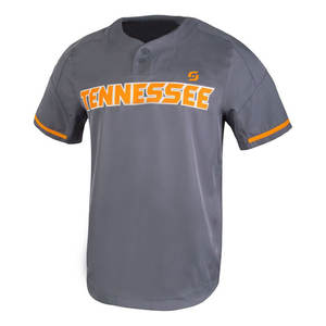 Camiseta de béisbol Lisa barata, camiseta de béisbol personalizada en blanco con dos botones a la moda - Product Image 5