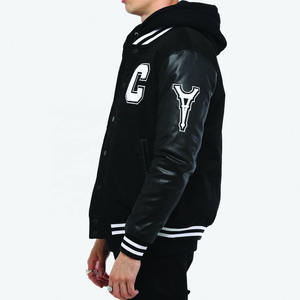 Chaquetas personalizadas para exteriores, ropa de béisbol de talla grande, parche de retales bordado, de bombardero, Universidad - Product Image 6