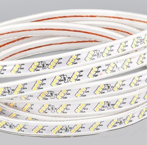 L'alta tensione 220V SMD 2835 3 linee ha condotto l'alta luminosità impermeabile della <span class=keywords><strong>luce</strong></span> di striscia 100M/Roll 180leds/m - Product Image 1