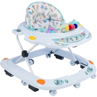 UniCare Ufo Musical Nouveau Trotteur Bébé avec Siège Souple, 8 Roues, Pliable, 5 Boutons Musicaux et Lumineux Différents, Porteur d'Activités Intelligent pour Tout-petits