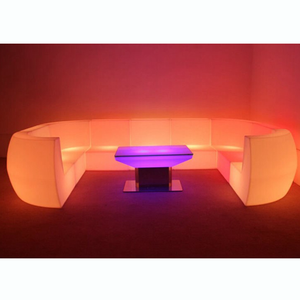 <span class=keywords><strong>Bar</strong></span> Promosi Menyala Grosir Luar Ruangan Pub Ruang Santai Plastik Menyala Furnitur Klub Malam Sofa Bercahaya Led - Product Image 5