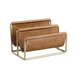 Metal Brass Wire Letter Holder Decorative Desk Organizer Letter Holder