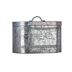 금속 철 주석 아연 도금 주방 컨테이너 저장 상자 뚜껑