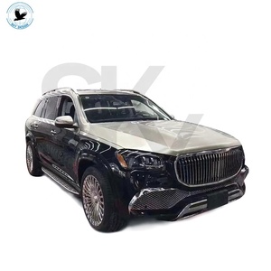 Kit de carrocería para Benz GLS400 <span class=keywords><strong>2021</strong></span> 450, mejora a GLS480 580, parachoques trasero y delantero, pedal lateral, MYB X167 GLS, <span class=keywords><strong>600</strong></span> - Product Image 1